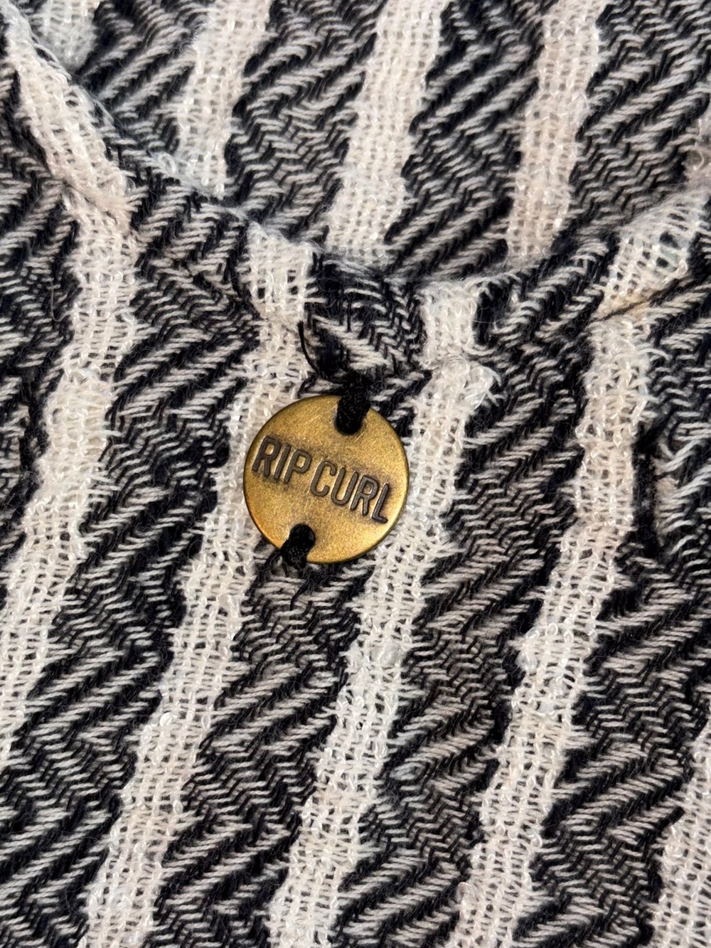 Rip Curl Golden Days Boho Beachy Striped Dress sz S - Picture 4 of 9